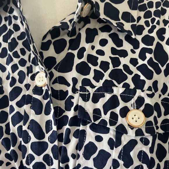 Charter Club Animal Print Dress with Pockets - Picture 2 of 7